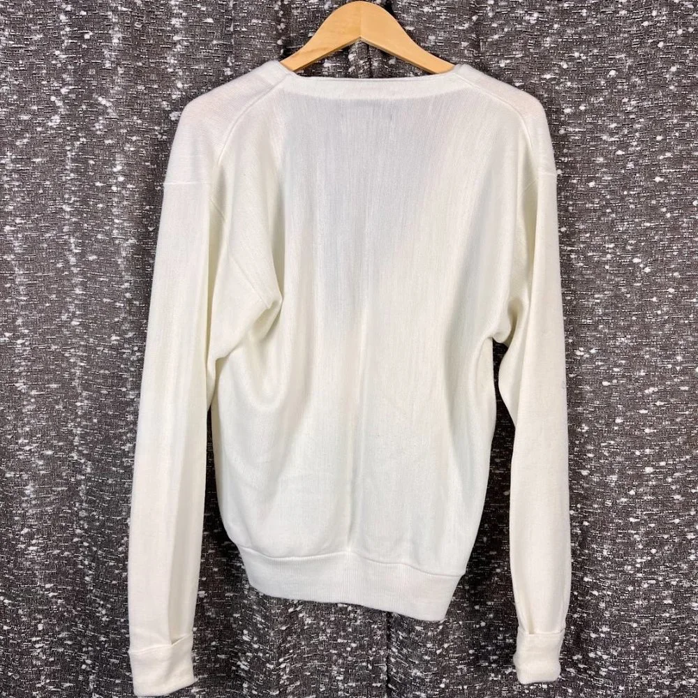 Knights Bridge White Cardigan‎ Sweater
